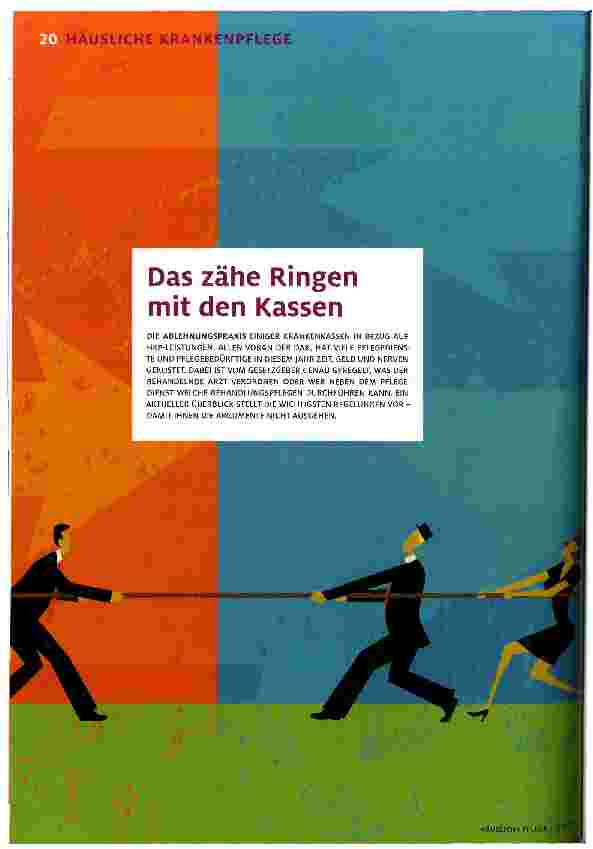 Vorschauseite 1: Das zähe Ringen mit den Kassen