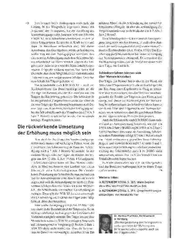Vorschauseite 3: Rechte des Trägers wahrenAnkündigungsfrist