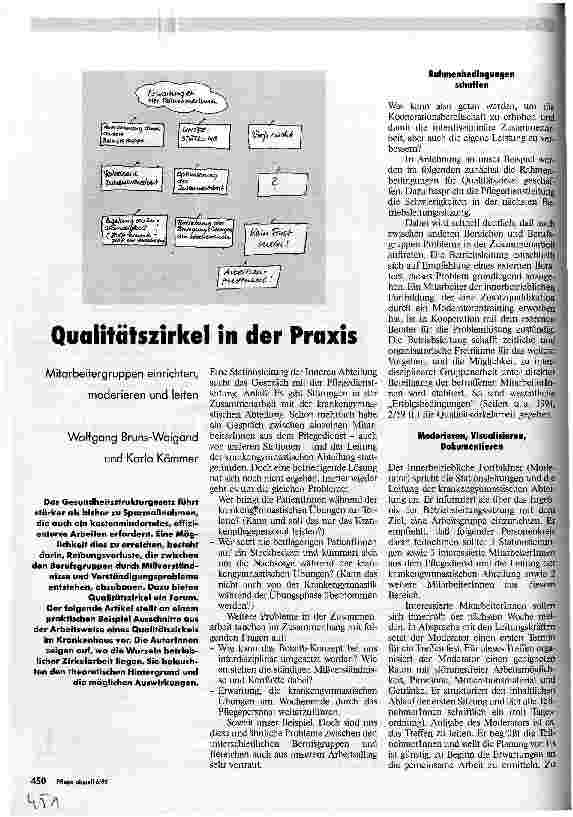Vorschauseite 1: Qualitätszirkel in der Praxis