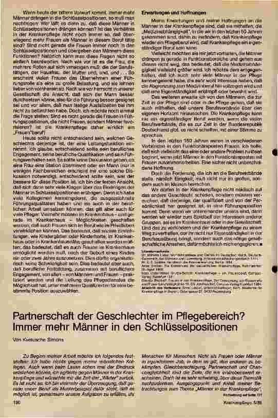 Vorschauseite 3: Der Mann in der Krankenpflege