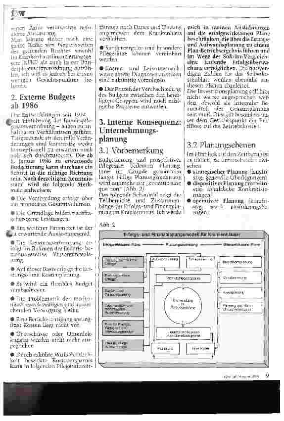 Vorschauseite 2: Budgetierung und ihre Auswirkungen auf Finanzmanagement und Betriebsorganisation