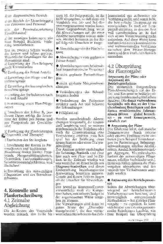 Vorschauseite 4: Budgetierung und ihre Auswirkungen auf Finanzmanagement und Betriebsorganisation