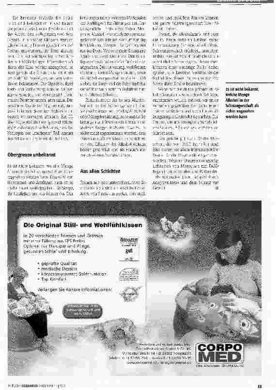 Vorschauseite 3: Alkohol pränatal