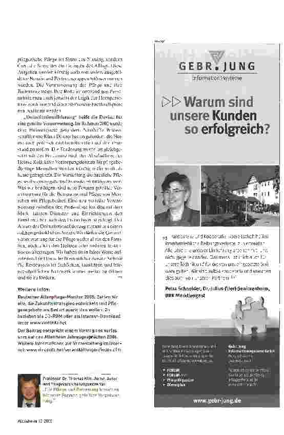 Vorschauseite 4: Die Institution geht - das Netzwerk kommt
