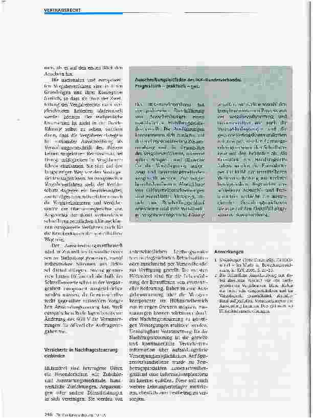 Vorschauseite 3: Vertragsperspektiven im Hilfsmittelbereich -ein pluralistisches System