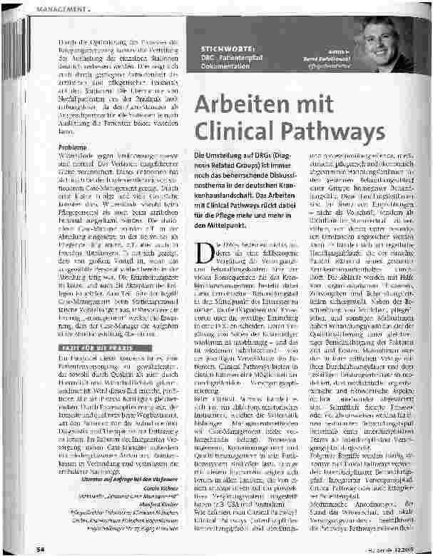 Vorschauseite 3: Lotsen im Krankenhaus
