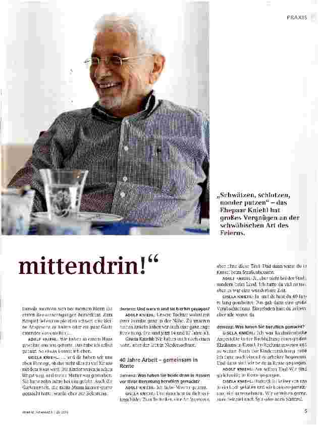 Vorschauseite 2: „Wir sind immer noch mittendrin