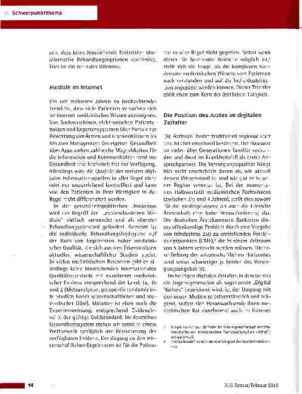Vorschauseite 3: Die medizinische Zweitmeinung aus dem Internet: Wahrung der Patientenautonomie?