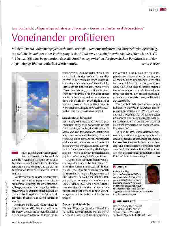 Vorschauseite 1: Voneinander profitieren