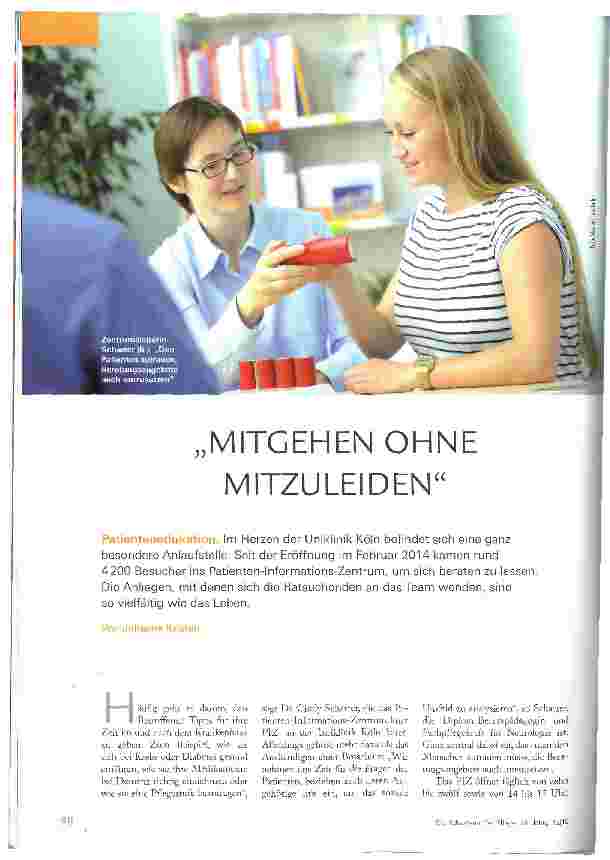 Vorschauseite 1: MITGEHEN OHNE MITZULEIDEN