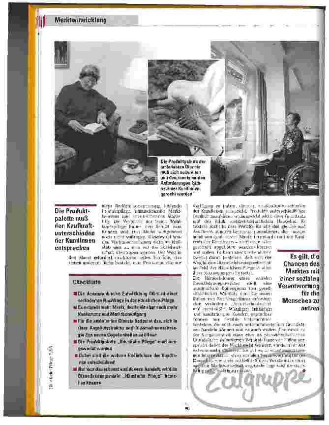 Vorschauseite 5: Helfen als Dienstleistung Die Anforderungen eines sozialen Dienstleistungsmarktes an die ambulante Dienste