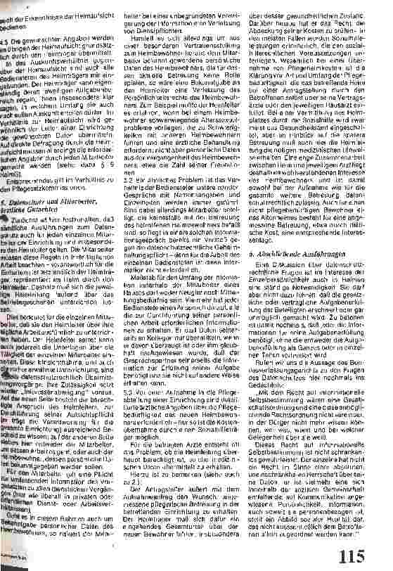Vorschauseite 3: Datenschutz im Heim