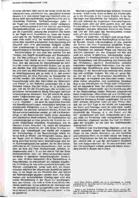Vorschauseite 3: Krankenpflege in der Neurochirurgie aus der Sicht des Arztes