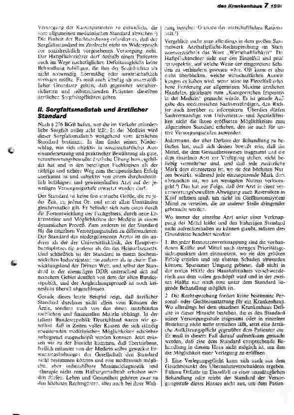 Vorschauseite 2: Welche Auswirkungen hat das GSG auf die Arbeit des leitenden Krankenhausarztes?