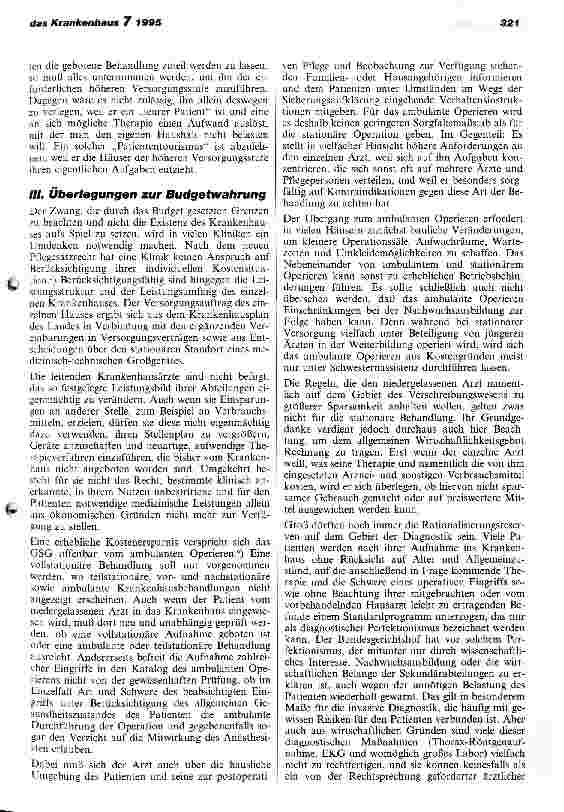 Vorschauseite 3: Welche Auswirkungen hat das GSG auf die Arbeit des leitenden Krankenhausarztes?