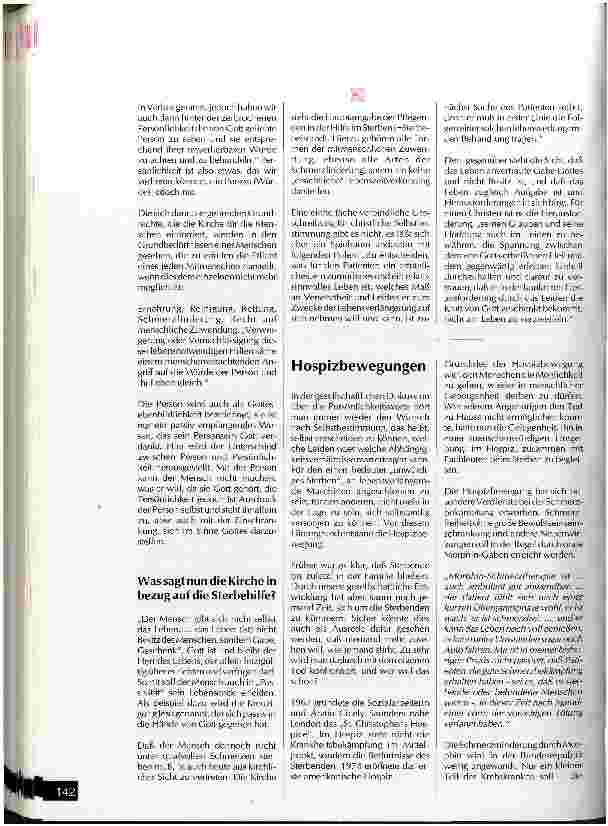 Vorschauseite 4: Möglichkeiten der Sterbehilfe in der Bundesrepublik
