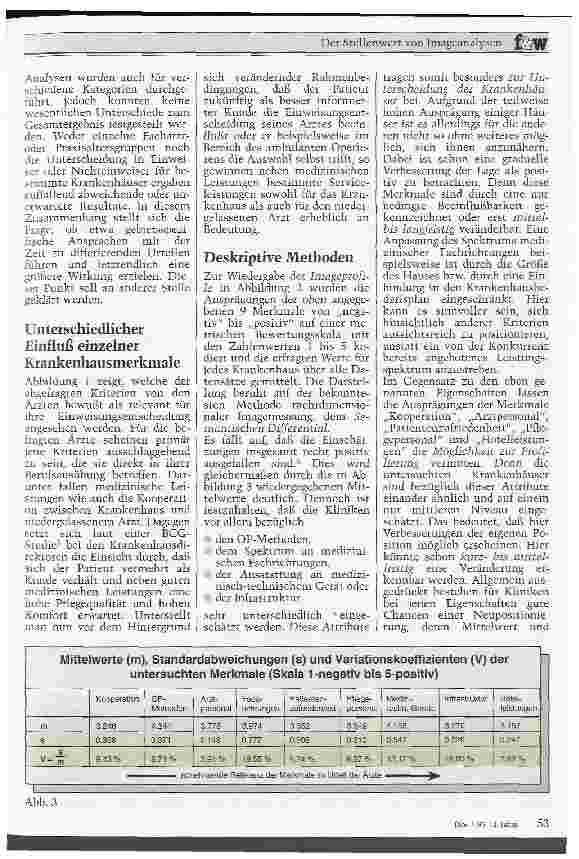 Vorschauseite 4: Der Stellenwert von Imageanalysen Marketing eines Krankenhauses