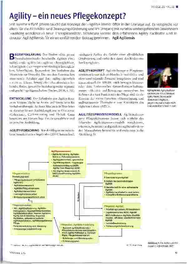 Vorschauseite 1: Agility-ein neues Pflegekonzept?
