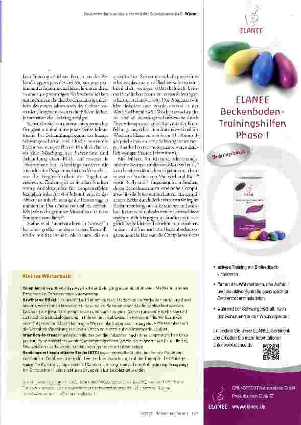 Vorschauseite 2: Hilft Beckenbodentraining gegen Inkontinenz in der Schwangerschaft?