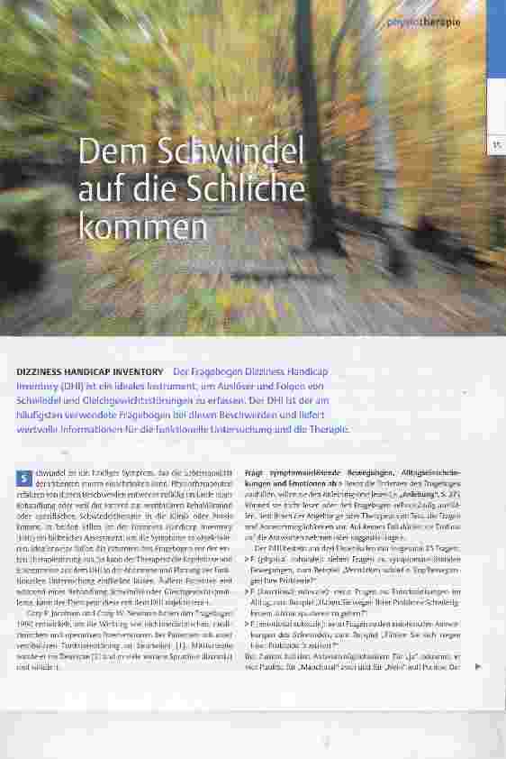 Vorschauseite 1: Dem Schwindel auf die Schliche kommen