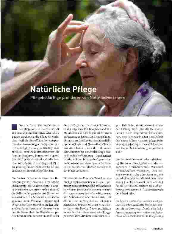 Vorschauseite 1: Natürliche Pflege