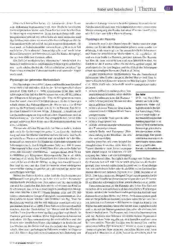 Vorschauseite 2: Mehr als eine Körperflüssigkeit