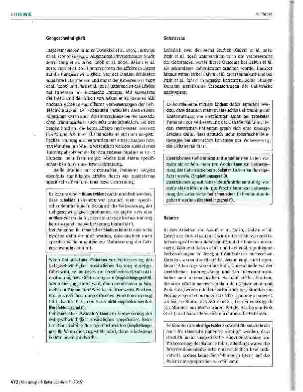 Vorschauseite 3: Organisation der Therapieeinheiten