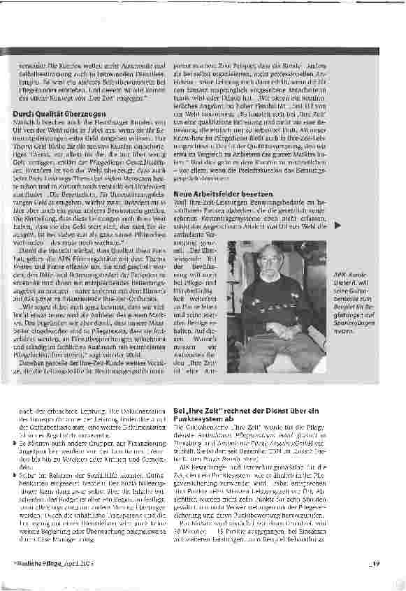 Vorschauseite 4: Privatleistungen über Guthabenkarte abrechnen - das Projekt Ihre ZeitDer Kunde kauft Zeit
