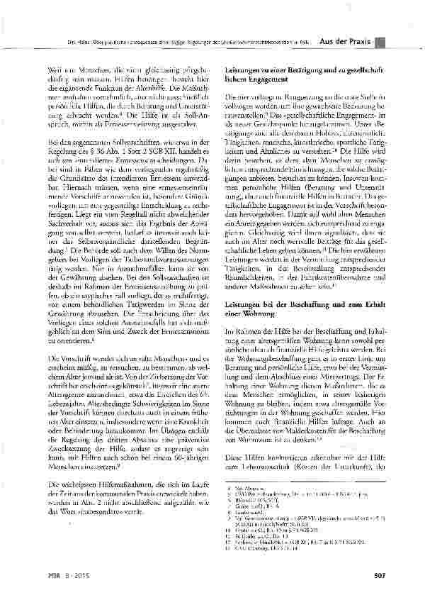 Vorschauseite 2: Über praktische Konsequenzen einschlägiger Regelungen der UN-Behindertenrechtskonvention im Falle von Pflegebedürftigkeit