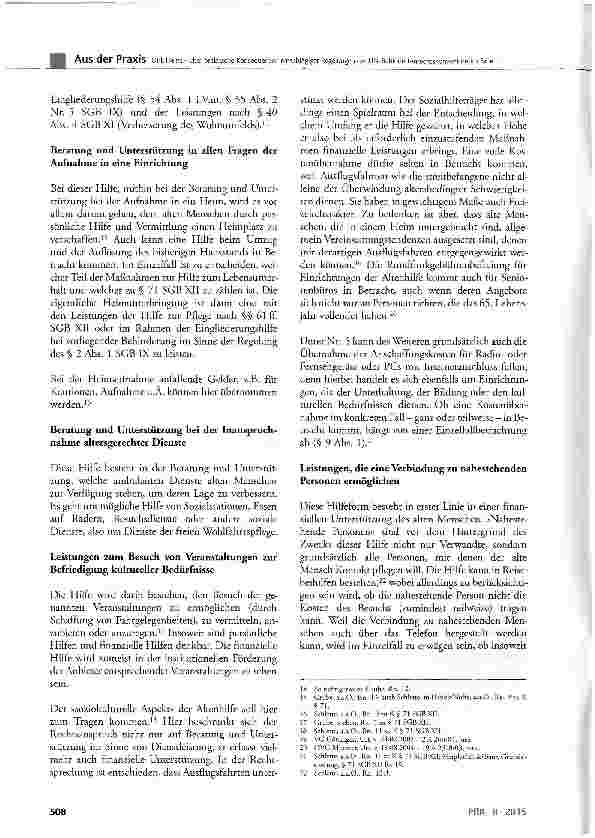Vorschauseite 3: Über praktische Konsequenzen einschlägiger Regelungen der UN-Behindertenrechtskonvention im Falle von Pflegebedürftigkeit