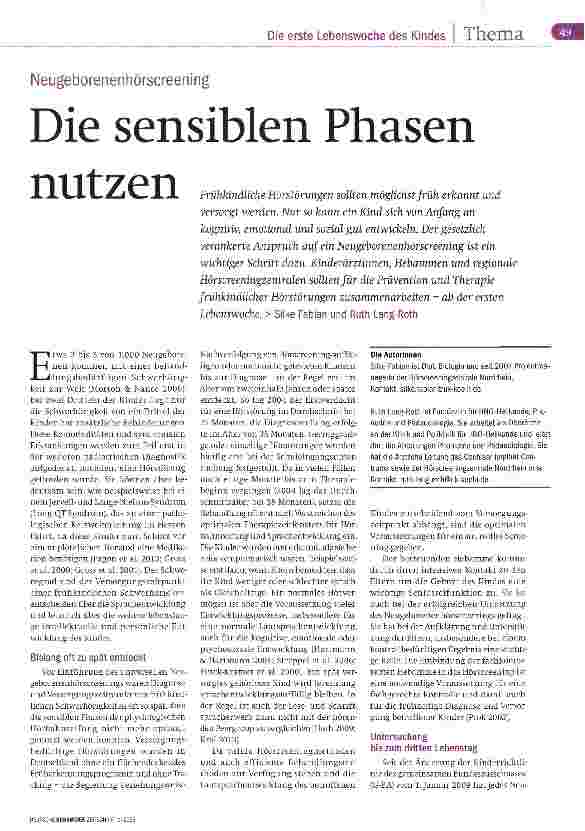 Vorschauseite 1: Die sensiblen Phasen nutzen