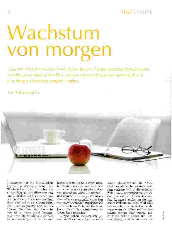 Vorschauseite 1: Wachstum von morgen