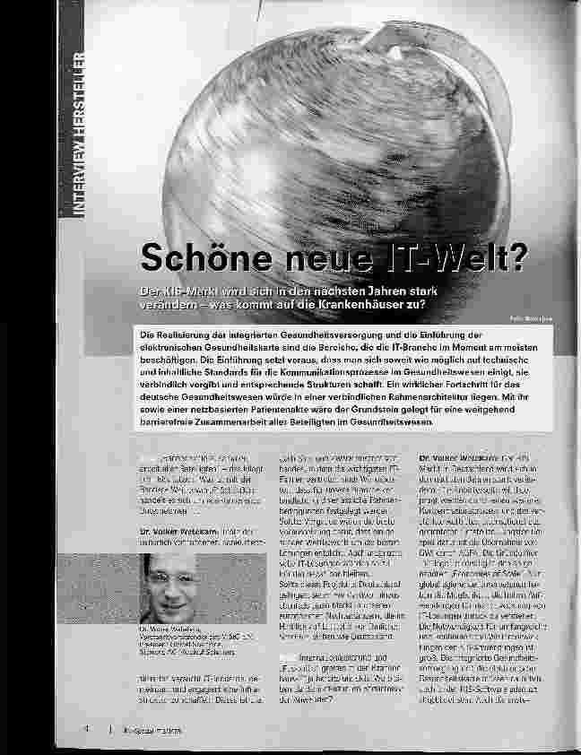 Vorschauseite 1: Schöne neue IT- Welt?