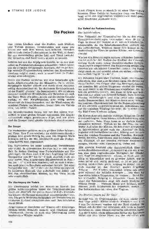 Vorschauseite 1: Die Pocken