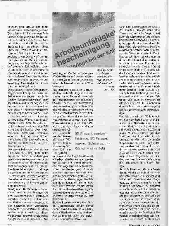 Vorschauseite 3: Eine gesunde Lebensund Arbeitswelt in der Klinik