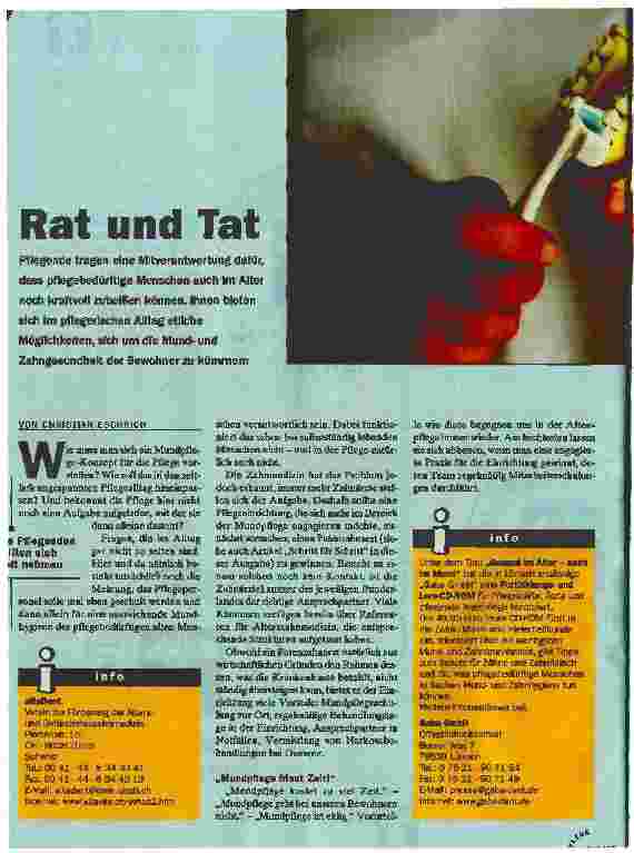 Vorschauseite 1: Rat und Tat