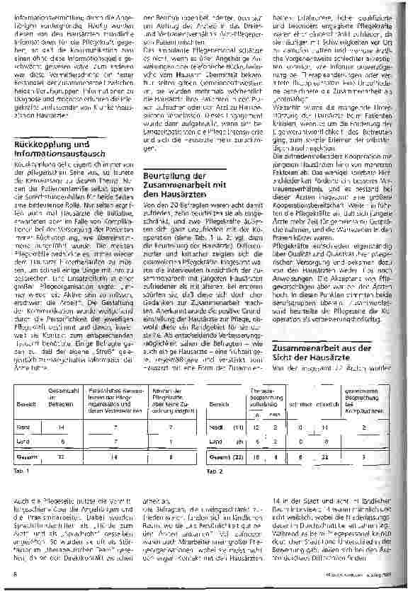 Vorschauseite 2: Merkmale der Zusammenarbeit zwischen ambulantem Pflegepersonal und Hausärzten
