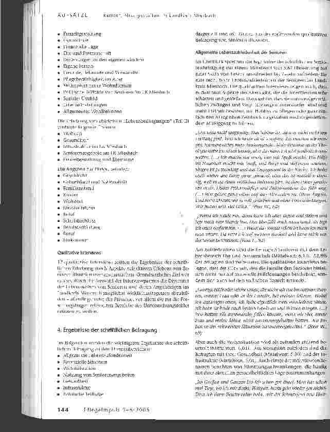 Vorschauseite 4: Alter gestalten im Landkreis Miesbach: Die Senioren kommen zu Wort! Eine Studie der LMU München und der Katholischen Stiftungsfachhochschule München für das Caritas Zentrum Miesba…