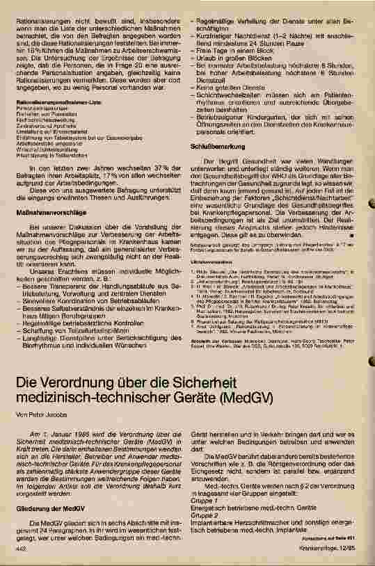 Vorschauseite 5: Arbeitsbedingungen des Krankenpflegepersonals
