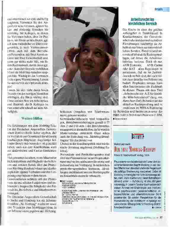 Vorschauseite 4: Mobbing Belastender Psycho-Krieg