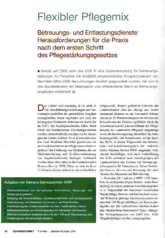Vorschauseite 1: Flexibler Pflegemix
