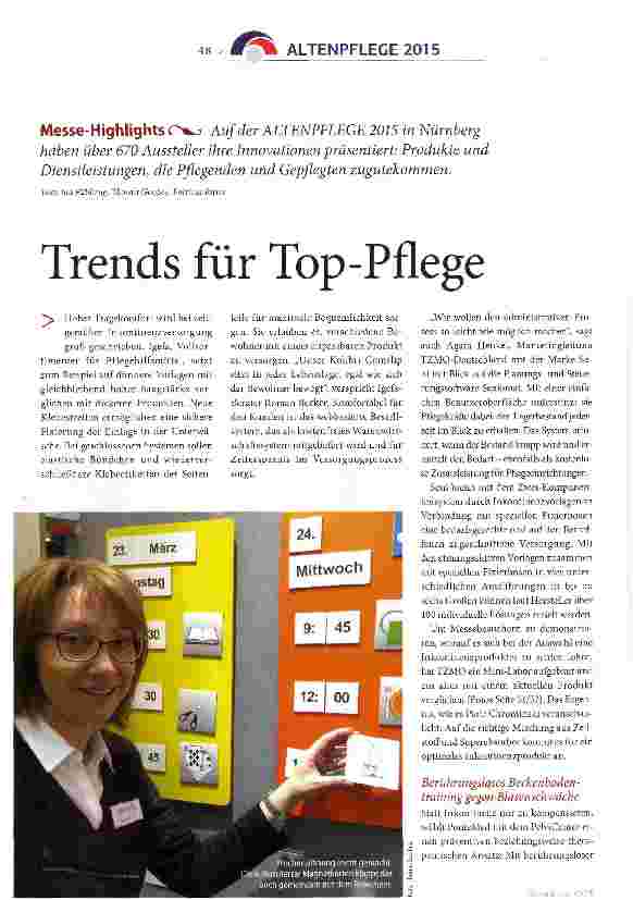 Vorschauseite 1: Trends für Top-Pflege