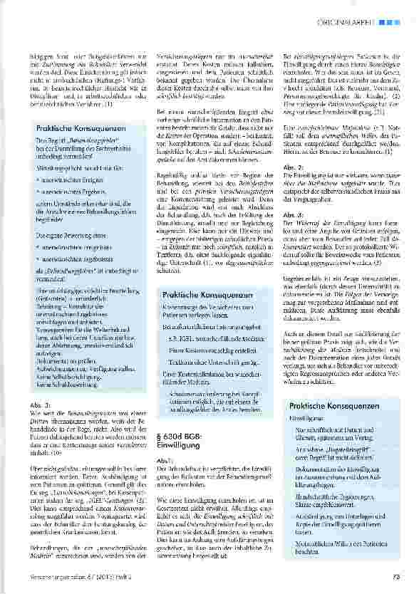 Vorschauseite 4: Patientenrechte - Arztpflichten