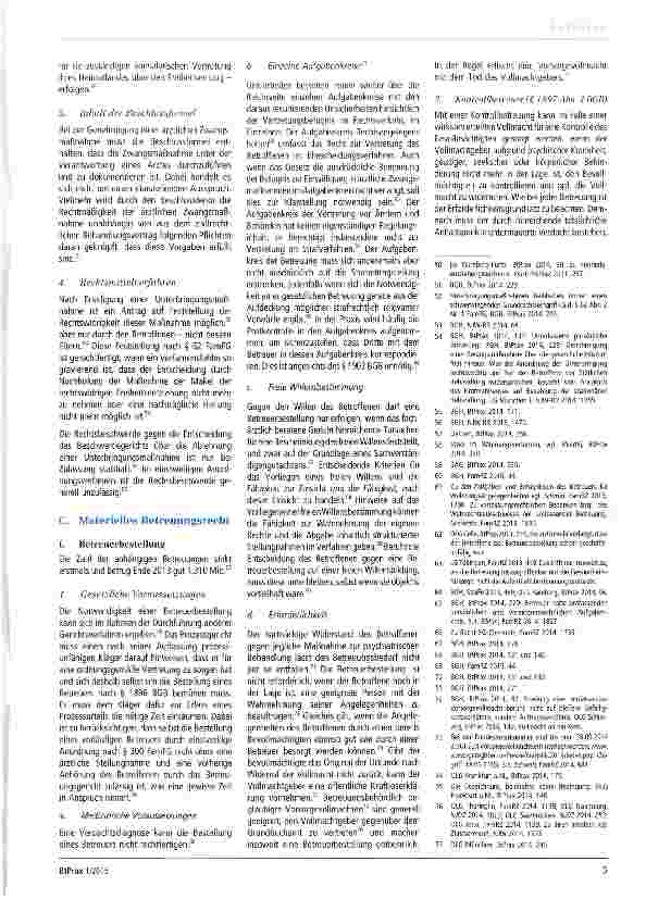 Vorschauseite 3: Aktuelles aus dem Betreuungsrecht