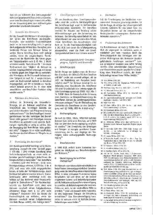 Vorschauseite 4: Aktuelles aus dem Betreuungsrecht