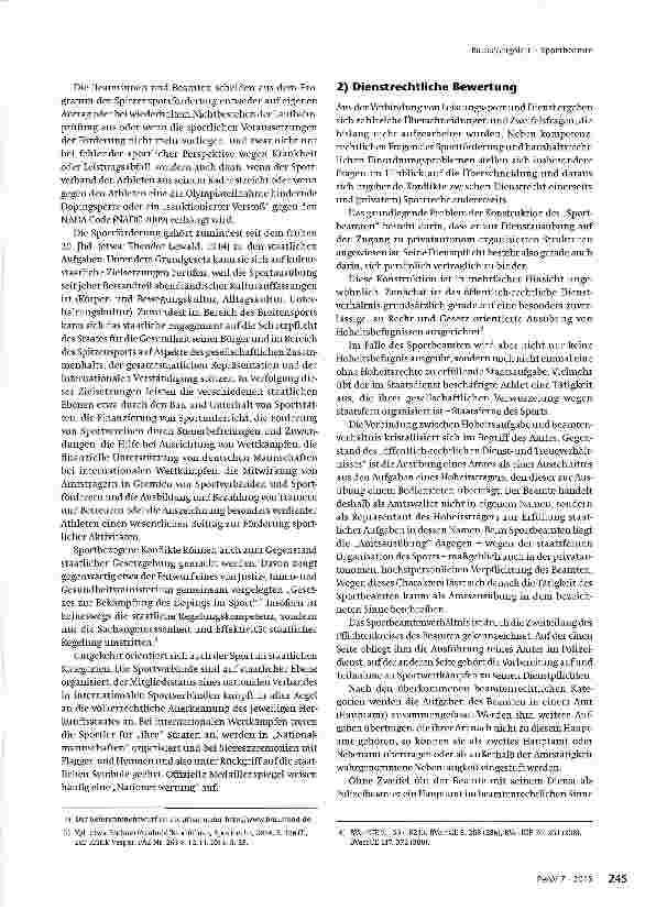 Vorschauseite 2: Sportbeamte