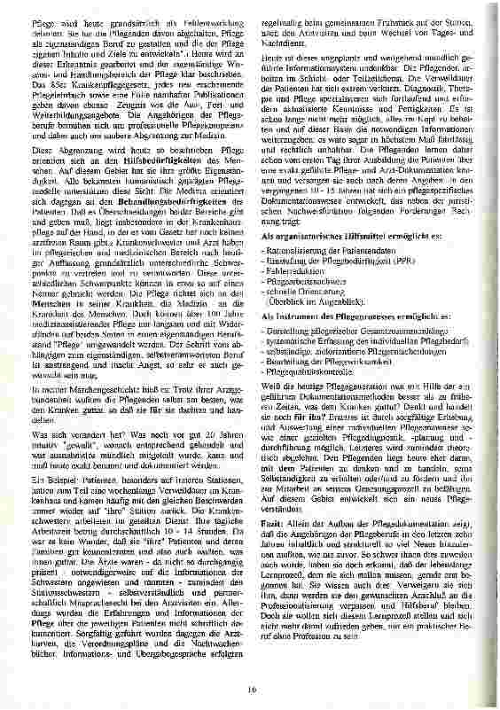 Vorschauseite 5: Pflege unter diakonischen, fachlichen und berufspolitischen Aspekten