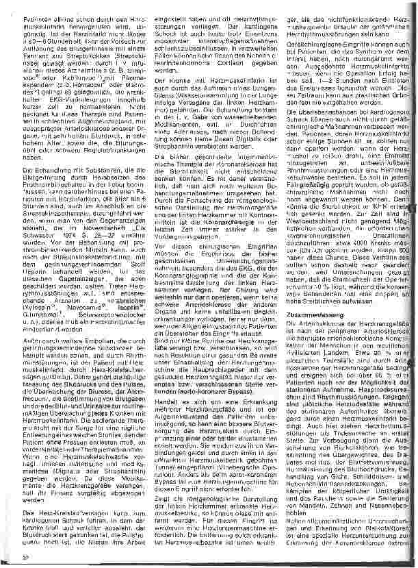 Vorschauseite 3: Diabetes mellitus 11.Folge:Die Komplikationen der Zuckerkrankheit 4. Die Arteriosklerose b) Die Koronare Arteriosklerose