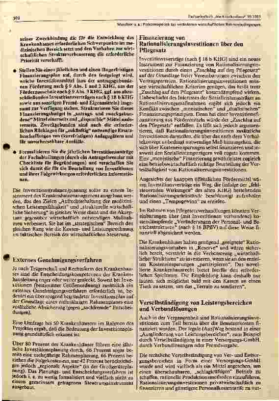 Vorschauseite 4: Fixkostenpolitik bei veränderten wirtschaftlichen Rahmenbedingungen