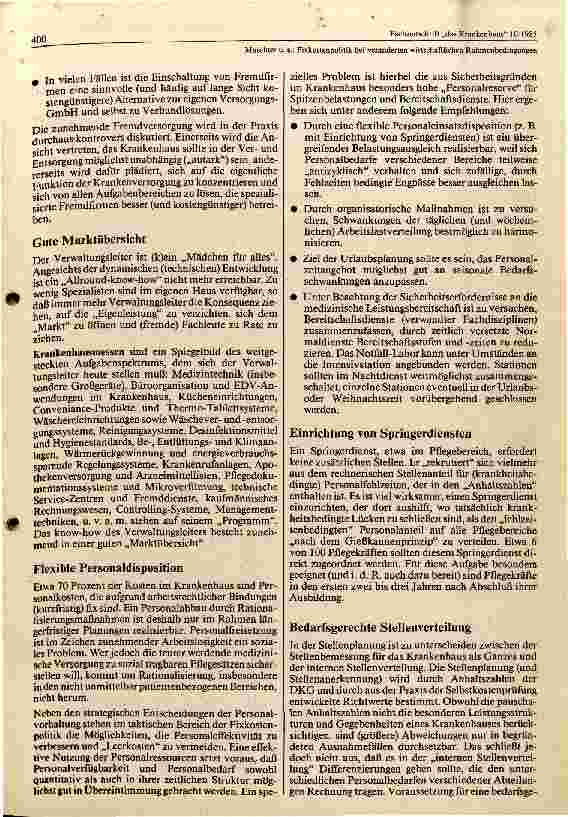 Vorschauseite 6: Fixkostenpolitik bei veränderten wirtschaftlichen Rahmenbedingungen